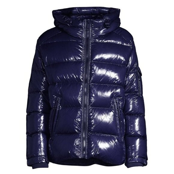 SAM. Parker Men's Down Puffer Jacket MidNight Blue Size XXL (MSRP $650) See pic - Picture 1 of 9